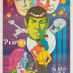 1970 Star Trek Steranko Poster Reproduction
